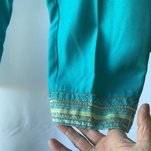 Nancy Bolin for City Girl VTG two piece jacket & Capri set size 10 - Picture 6 of 11